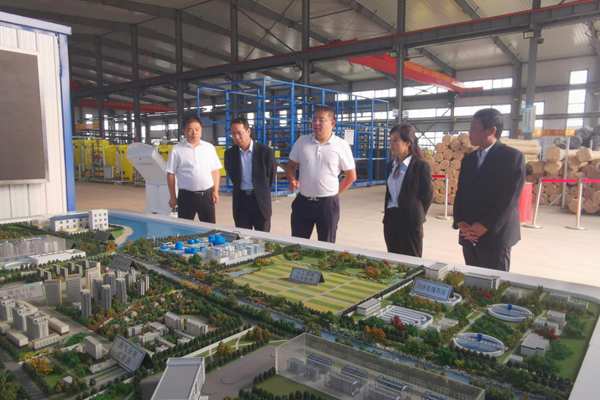 陜西航天建設集團有限公司總經理、黨委副書記謝明娟率隊赴遼寧一諾環保產業集團開展考察調研工作
